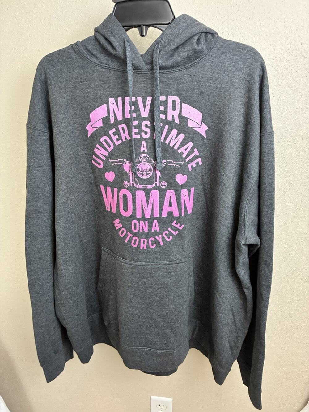Port And Company Women’s Motorcycle Hoodie Size 2XL